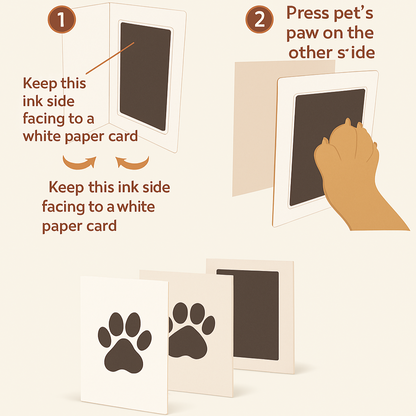 Pawlection™ Pawprint Keepsake Kit – Black